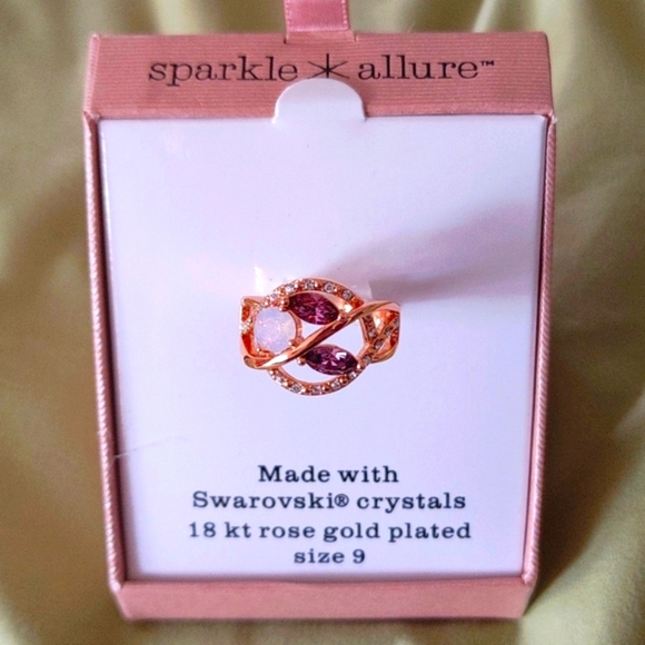 SPARKLE ALLURE Jewelry New Sparkle Allure 8k Rose Gp Swarovski